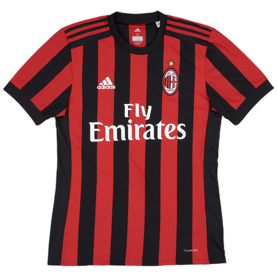 2017-18 AC Milan Home Shirt - 10/10 - (S)
