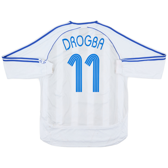 2006-07 Chelsea Player Issue Away L/S Shirt Drogba #11 - 5/10 - (XL)