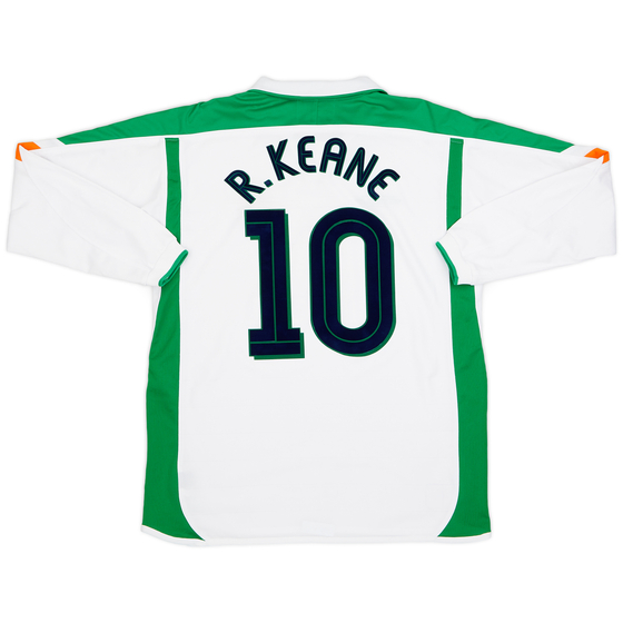 2003-05 Ireland Away L/S Shirt R.Keane #10 - 9/10 - (L)