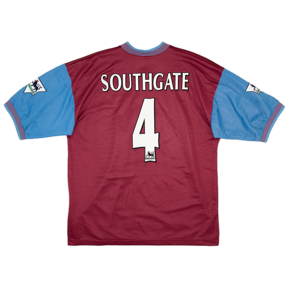 1997-98 Aston Villa Home Shirt Southgate #4 - 8/10 - (XL)
