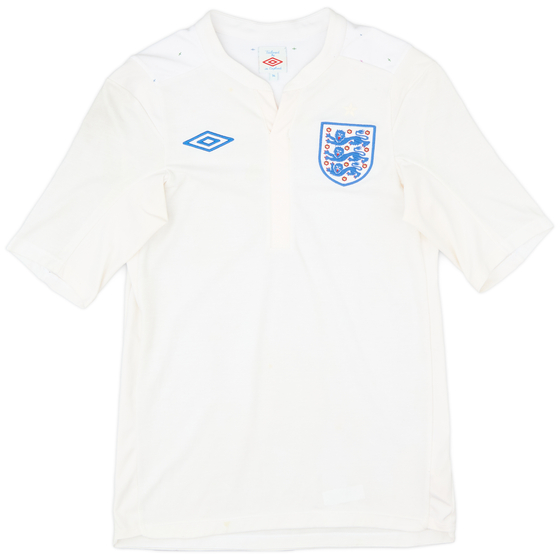 2010-11 England Home Shirt - 8/10 - (XS)