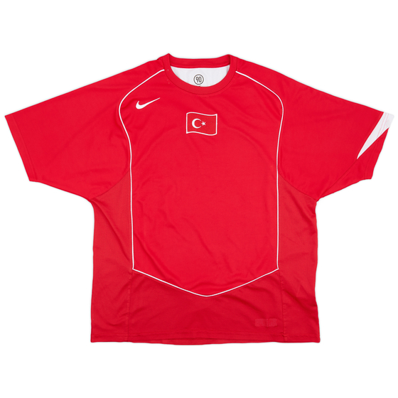 2004-06 Turkey Basic Home Shirt - 8/10 - (XL)
