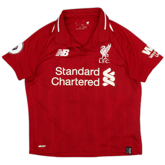 2018-19 Liverpool Home Shirt - 6/10 - (XS.Boys)