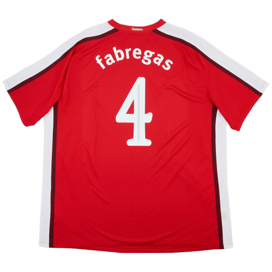 2008-10 Arsenal Home Shirt Fabregas #4 - 8/10 - (3XL)