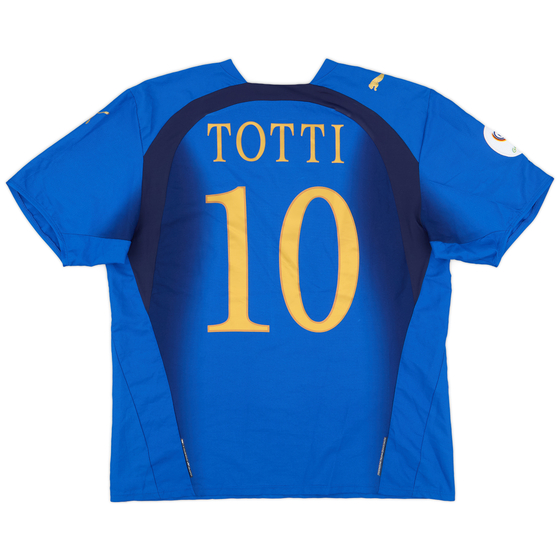2006 Italy Home Shirt Totti #10 - 7/10 - (L)