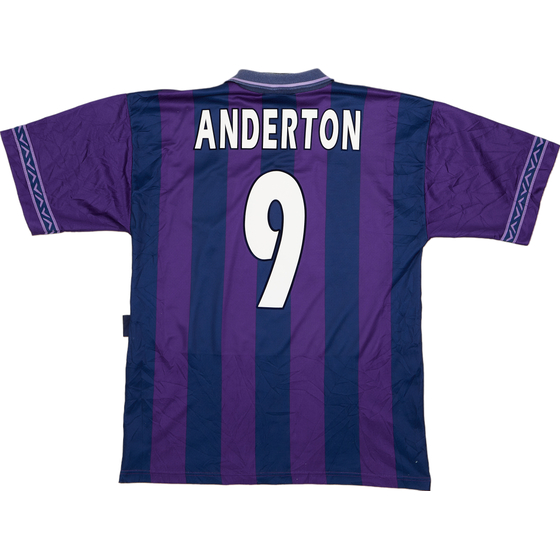 1995-97 Tottenham Away Shirt Anderton #9 - 9/10 - (M)
