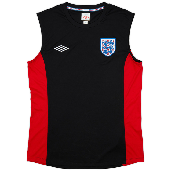 2010-11 England Umbro Training Vest - 8/10 - (M)