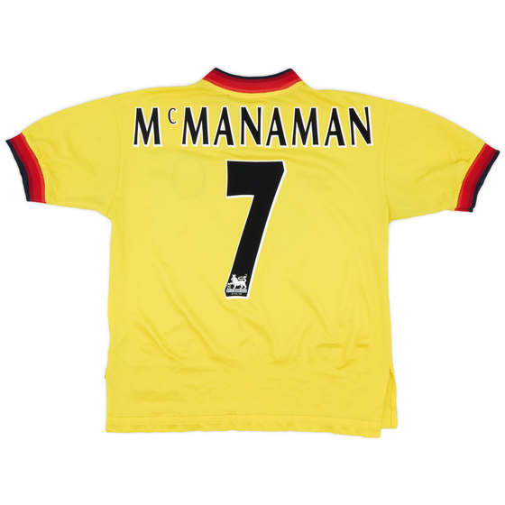 1997-99 Liverpool Away Shirt McManaman #7 - 8/10 - (M)