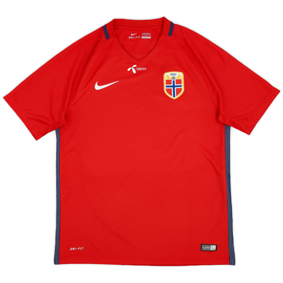 2016-18 Norway Home Shirt - 9/10 - (M)