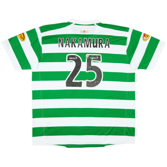 2008-10 Celtic Home Shirt Nakamura #25 - 3/10 - (3XL)
