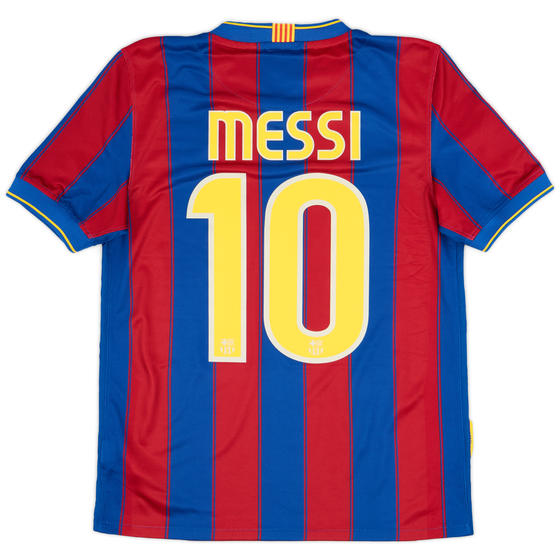 2009-10 Barcelona Home Shirt Messi #10 - 9/10 - (S)