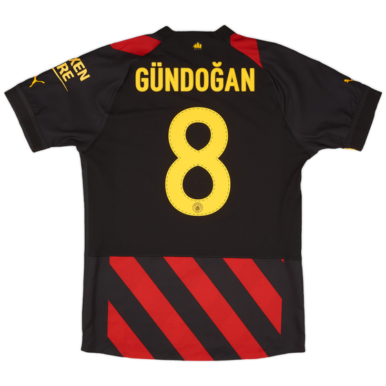 2022-23 Manchester City Player Issue Away European Shirt Gündoğan #8 