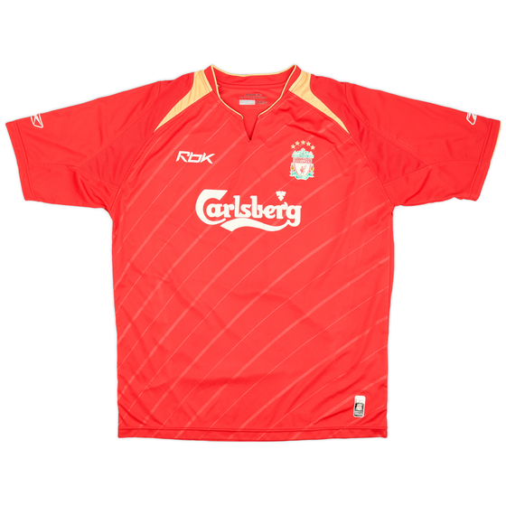 2005-06 Liverpool CL Home Shirt - 6/10 - (L)