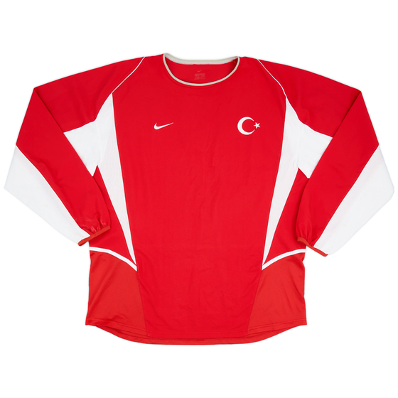 2003-04 Turkey Home L/S Shirt - 7/10 - (XXL)
