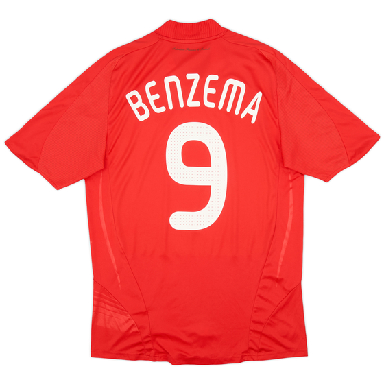 2007-08 France Away Shirt Benzema #9 - 6/10 - (M)
