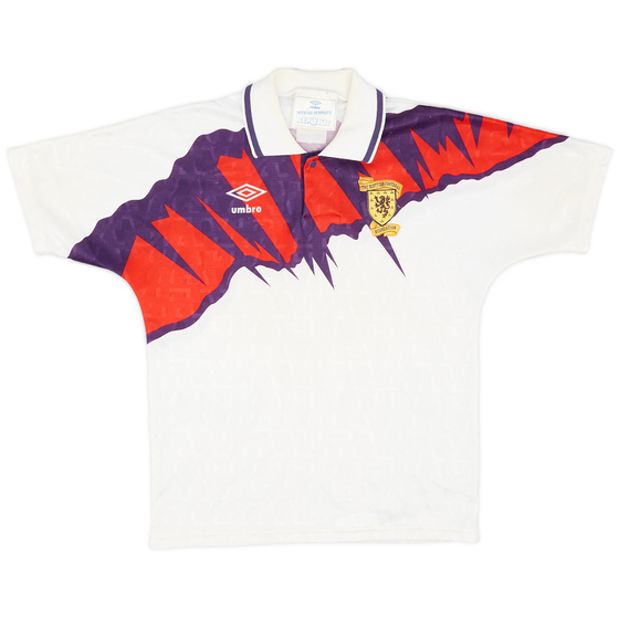 1991-93 Scotland Away Shirt - 8/10 - (L.Boys)