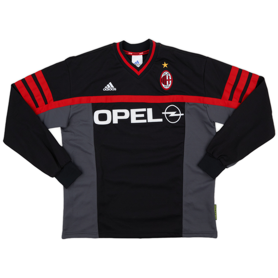 2000-02 AC Milan Player Issue Training L/S Shirt - 9/10 - (Y)