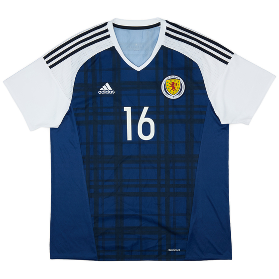 2015-17 Scotland Home Shirt #16 - 10/10 - (XL)
