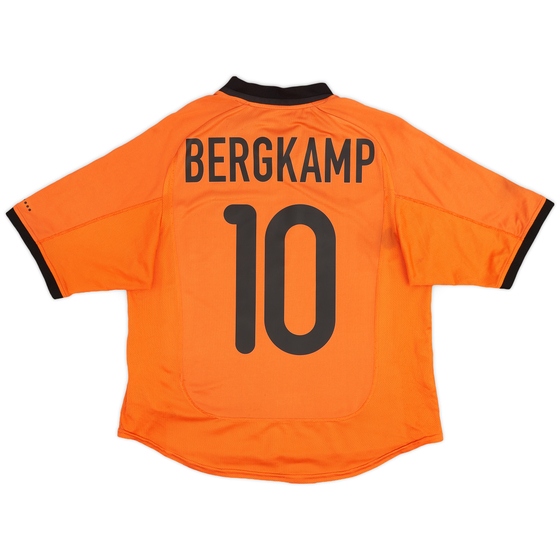 2000-02 Netherlands Home Shirt Bergkamp #10 - 6/10 - (M)