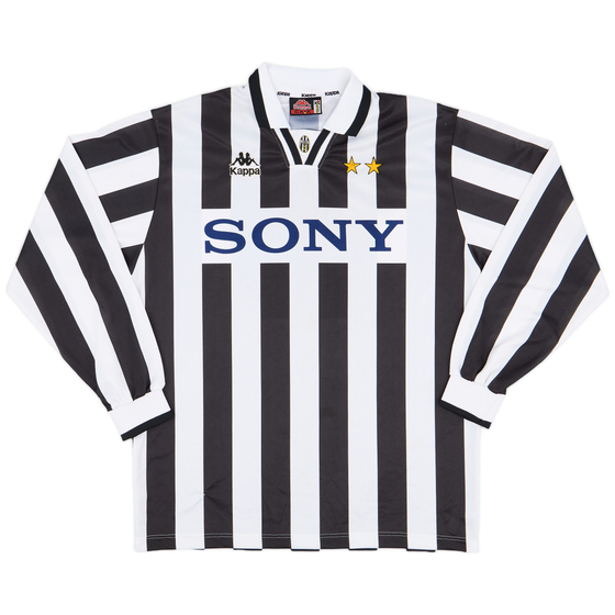 1995-97 Juventus Home L/S Shirt - 8/10 - (XL)