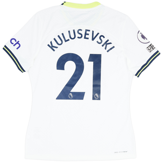 2022-23 Tottenham Match Issue Home Shirt Kulusevski #21