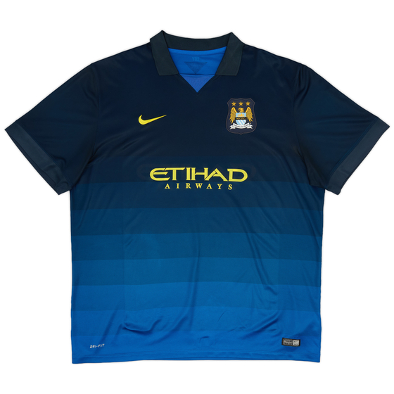 2014-15 Manchester City Away Shirt - 4/10 - (XXL)