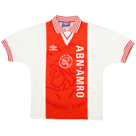 1995-96 Ajax Home Shirt - 7/10 - (Y)