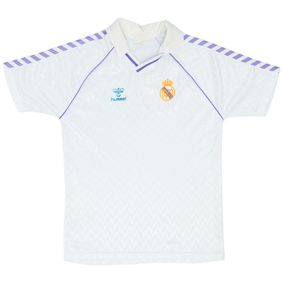 1986-88 Real Madrid Home Shirt - 6/10 - (L)
