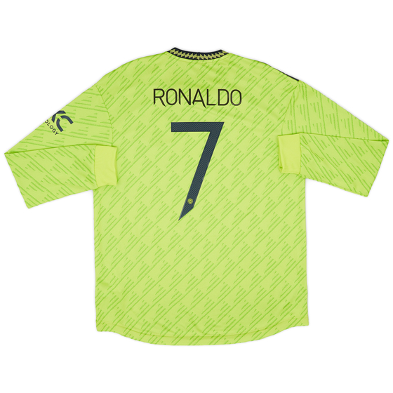 2022-23 Manchester United Authentic Third L/S Shirt Ronaldo #7 (XXL)