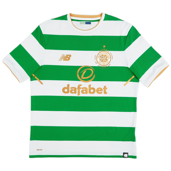 2017-18 Celtic 'Lisbon Lions 50th Anniversary' Home Shirt - 4/10 - (S)
