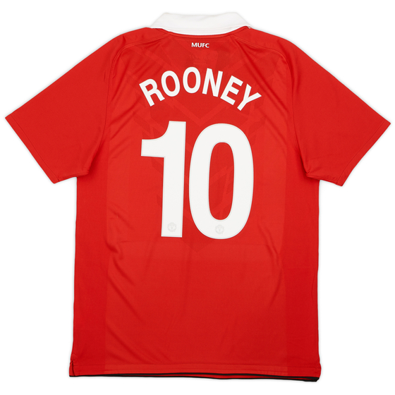 2010-11 Manchester United Home Shirt Rooney #10 (L)