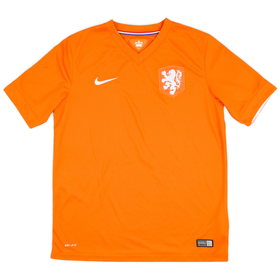 2014-15 Netherlands Home Shirt - 8/10 - (XL.Boys)