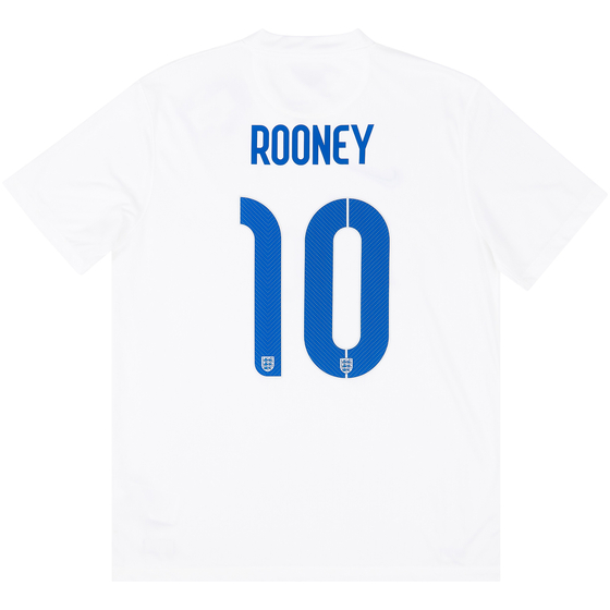 2014-15 England Home Shirt Rooney #10 M