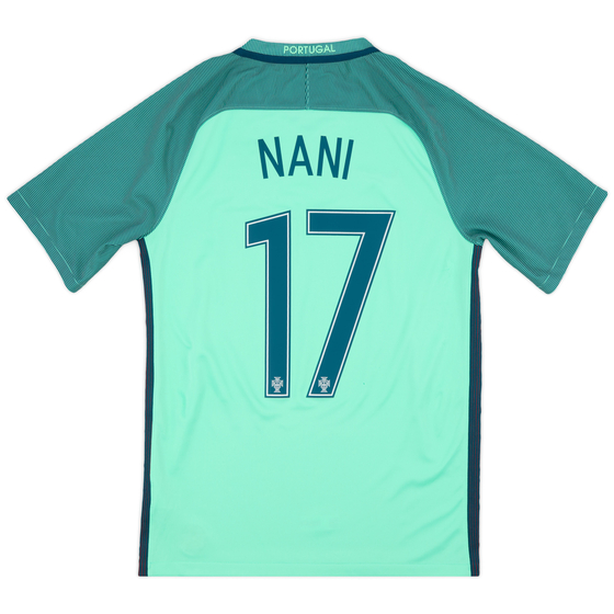 2016-18 Portugal Away Shirt Nani #17 - 7/10 - (S)