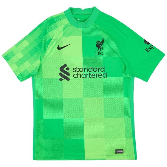 2021-22 Liverpool GK S/S Shirt - 9/10 - (M)