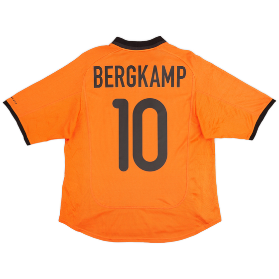2000-02 Netherlands Home Shirt Bergkamp #10 - 8/10 - (M)
