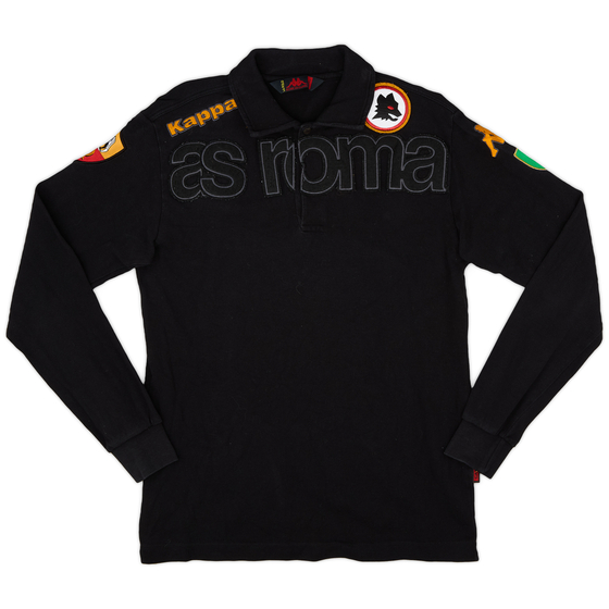 2009-10 Roma Kappa Polo L/S Shirt - 8/10 - (S)
