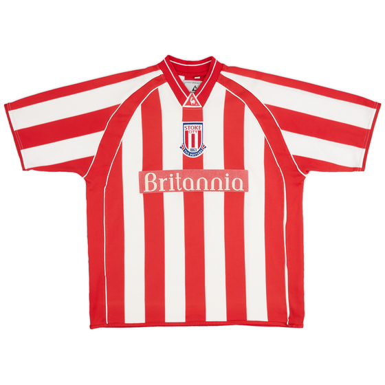 2001-03 Stoke City Home Shirt - 7/10 - (L)