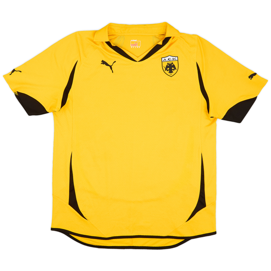2011-12 AEK Athens Home Shirt - 9/10 - (XL)