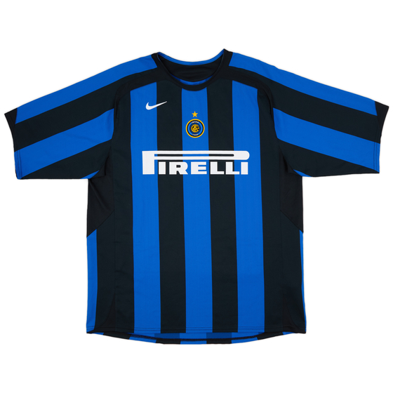 2005-06 Inter Milan Home Shirt - 9/10 - (XL)