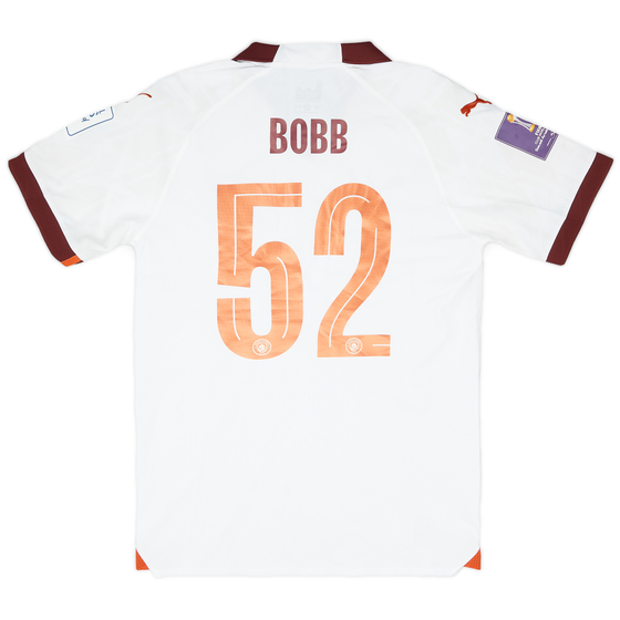 2023-24 Manchester City Match Issue Club World Cup Away Shirt Bobb #52