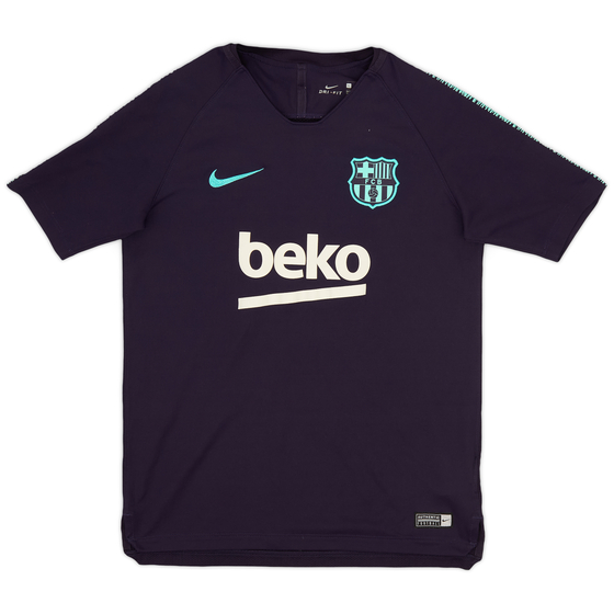 2018-19 Barcelona Nike Training Shirt - 8/10 - (L.Boys)