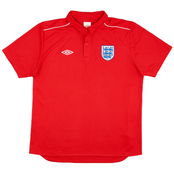 2009-10 England Umbro Polo Shirt - 9/10 - (XXL)