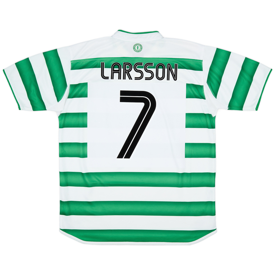 2003-04 Celtic Home Shirt Larsson #7 - 8/10 - (L)