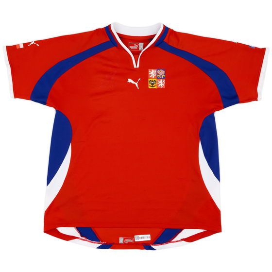 2000-02 Czech Republic Basic Home Shirt - 6/10 - (XL)