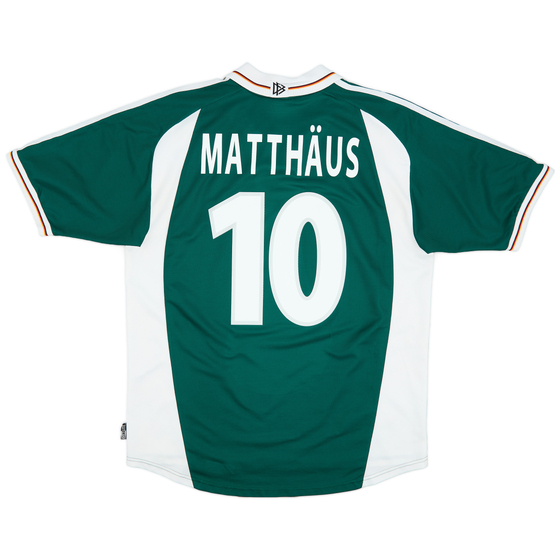2000-02 Germany Away Shirt Matthaus #10 - 9/10 - (L)