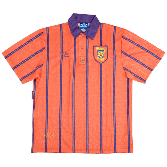 1993-95 Scotland Away Shirt - 8/10 - (XL)