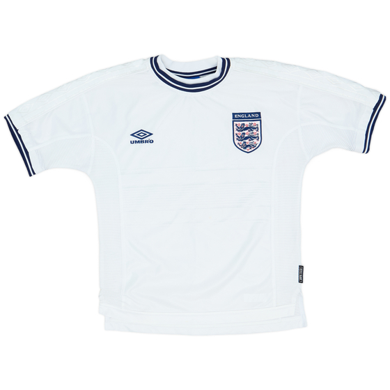 1999-01 England Home Shirt - 8/10 - (Y)