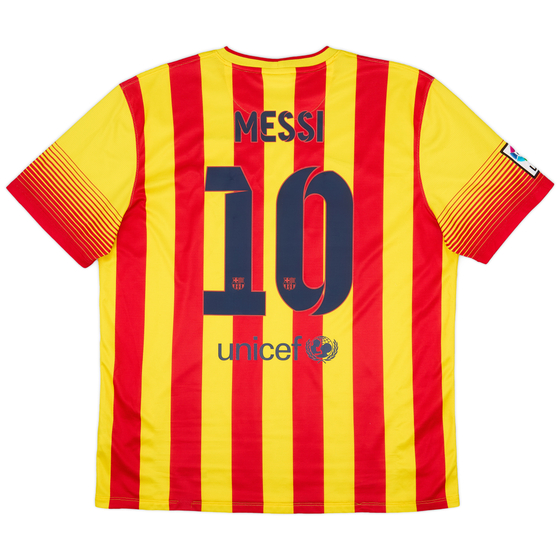2013-15 Barcelona Away Shirt Messi #10 - 9/10 - (XL)