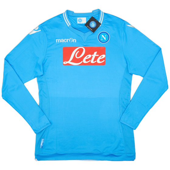 2013-14 Napoli European Home L/S Shirt (XL)